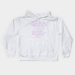 1 Corinthians 13 - Love is Patient, Love is Kind Kids Hoodie